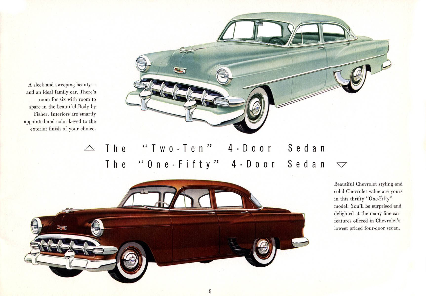 1954 Chevrolet Brochure Page 6